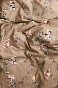Cotton Sateen Twin Duvet Cover Set