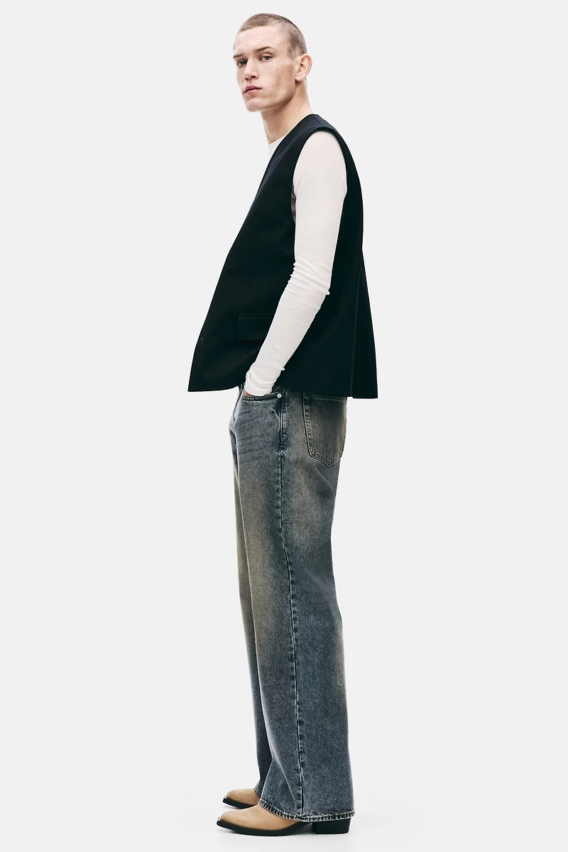 Jean décontracté coupe bottillon