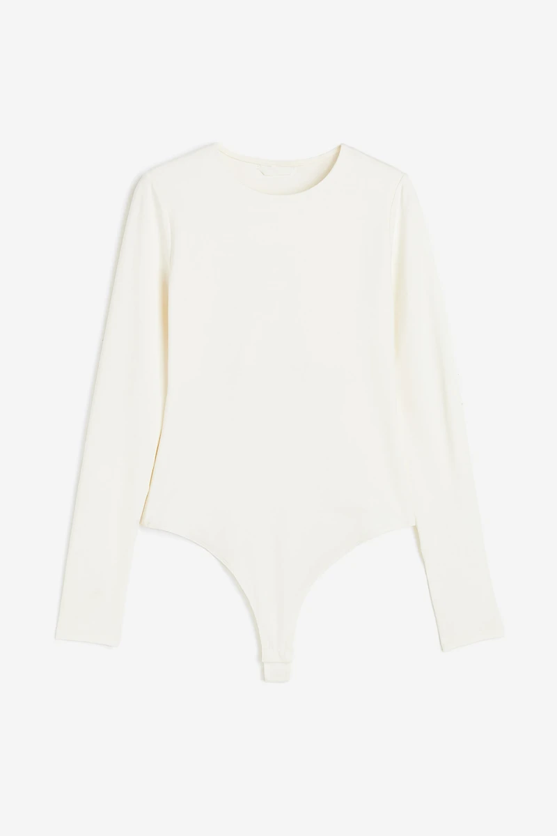 Combiné à culotte ficelle en jersey