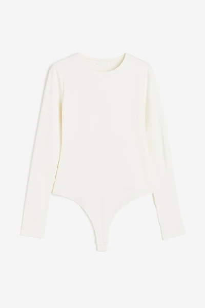 Combiné à culotte ficelle en jersey
