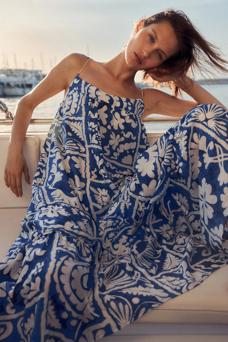 Tie-Strap Maxi Dress