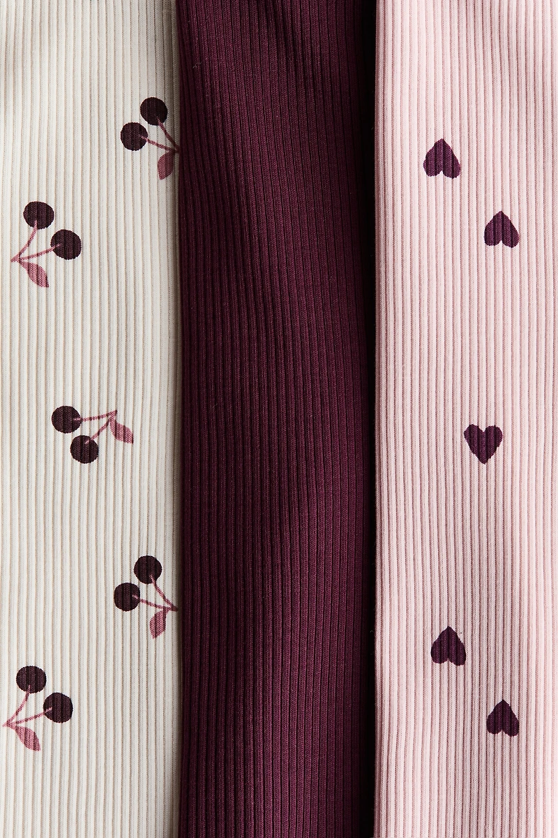 3-Pack Cotton Leggings
