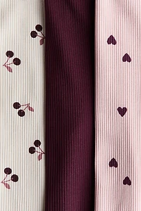 3-Pack Cotton Leggings