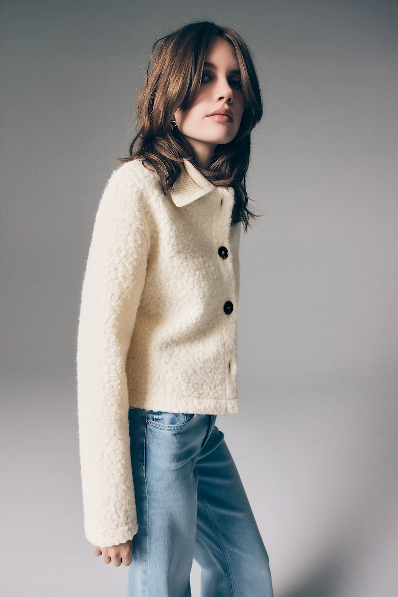 Teddy Fleece Cardigan