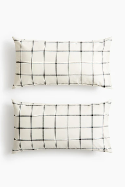 2-Pack Cotton Sateen Pillowcases