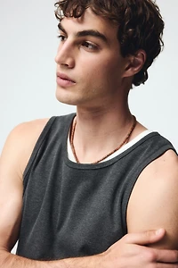 Slim-Fit Ribbed Tank Top