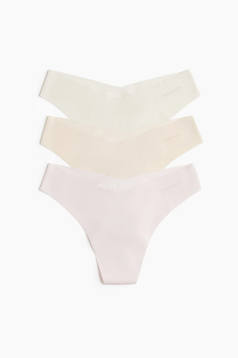 3-Pack Sports Thong Briefs with DryMove™
