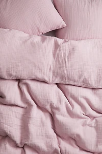 Muslin King/Queen Duvet Cover Set