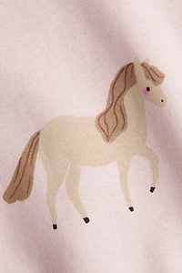 Chandail imprimé avec intérieur brossé