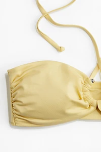 Haut de maillot coussiné à dos nu