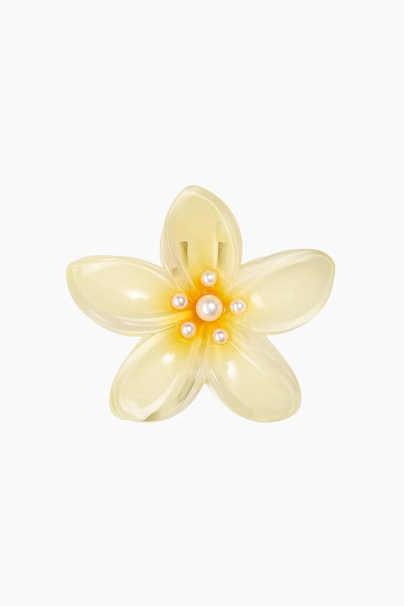 Flower-Shaped Hair Claw