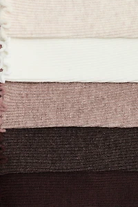 5-pack Rib-knit Socks