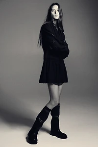 Dress with Eyelet Embroidery