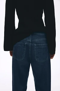 Jean large taille haute