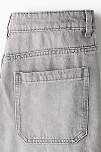 Denim Cargo Pants