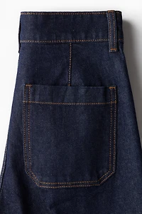 Wide High Ankle Jeans