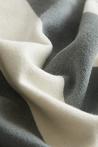 Linen-Blend Cushion Cover