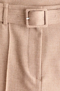 Belted Dress Pants