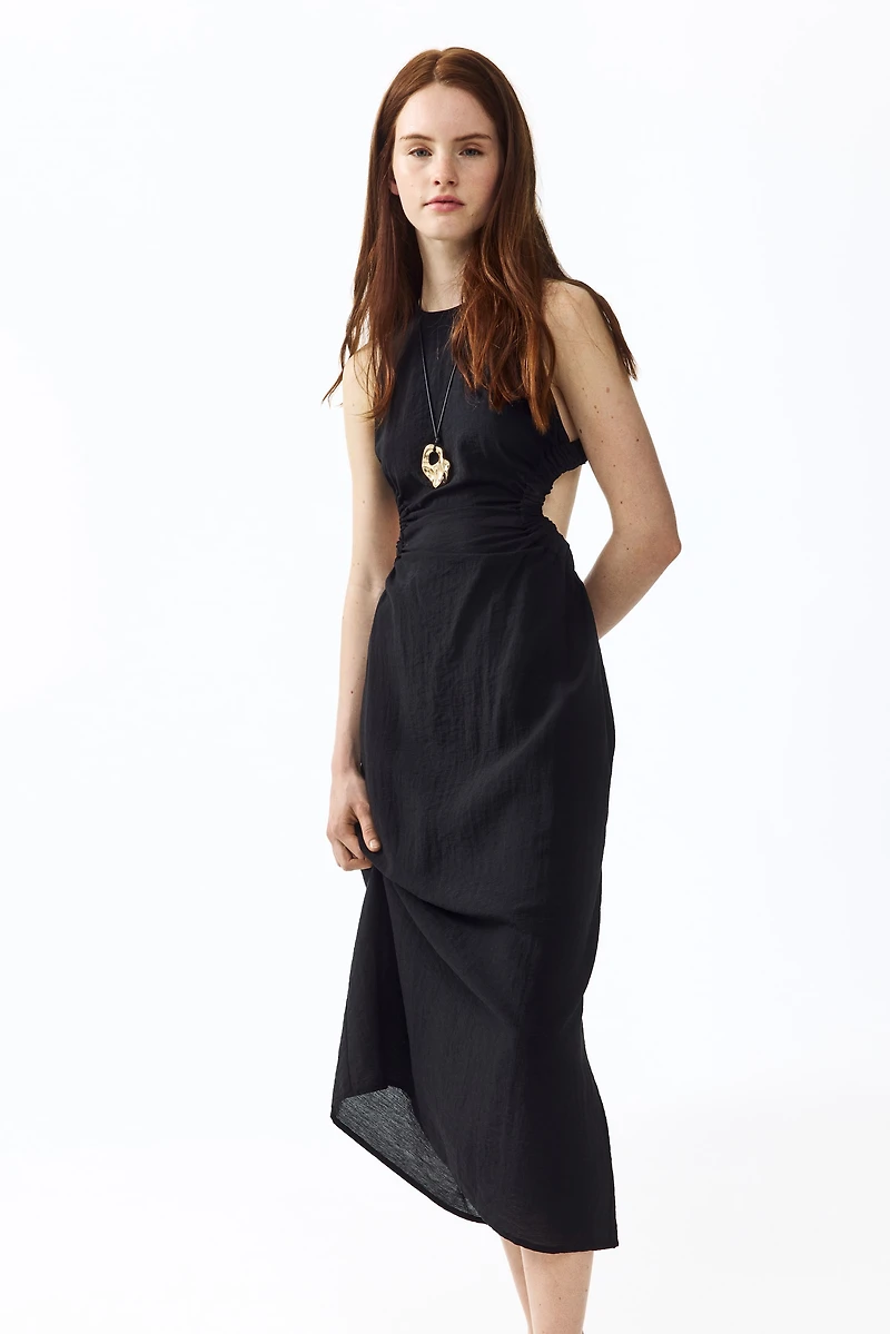 Open-Back Maxi Dress