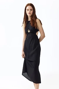 Open-Back Maxi Dress