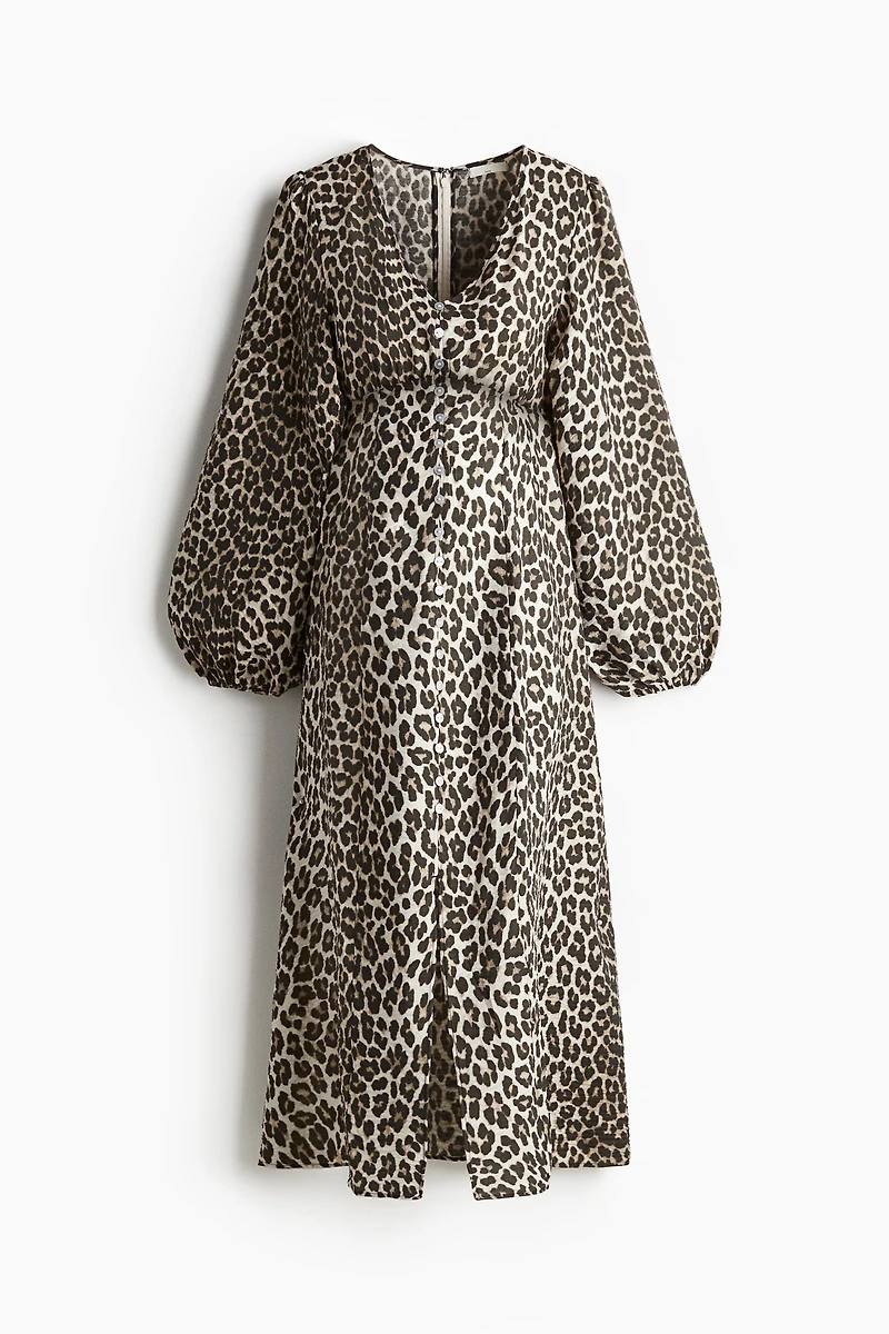 MAMA Button-Front Dress