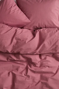 Seersucker King/Queen Duvet Cover Set