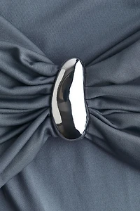 Robe à effet drapé