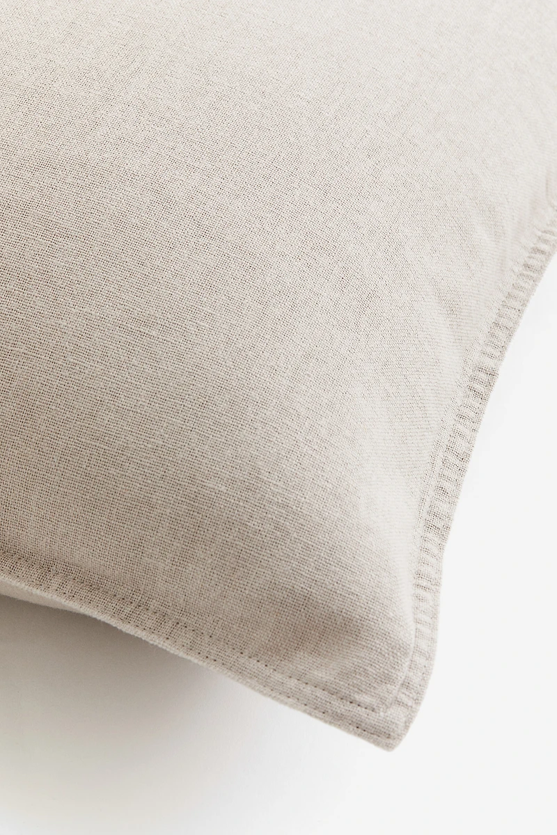 Linen-blend Cushion Cover