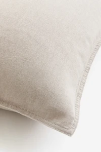 Linen-blend Cushion Cover
