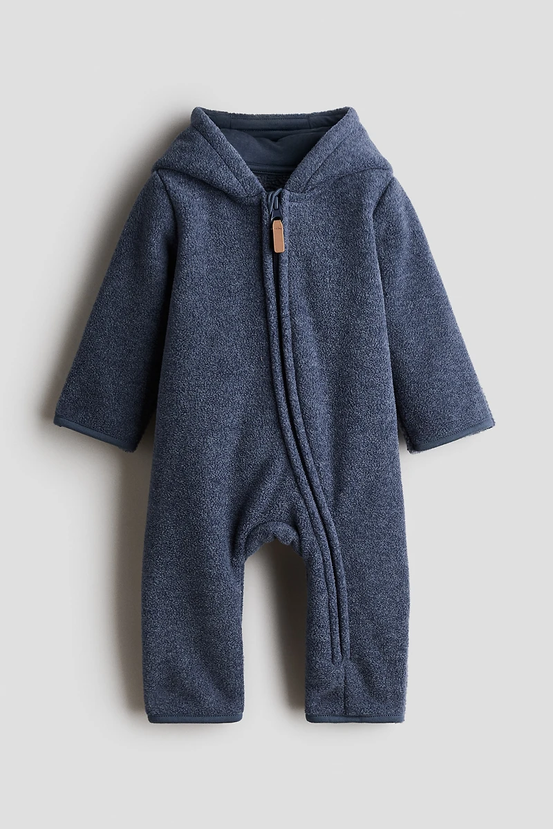 Hooded Fleece Jumpsuit