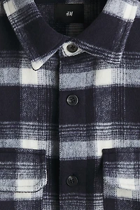 Regular-Fit Flannel Overshirt