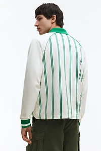 Loose-Fit Printed Polo Shirt