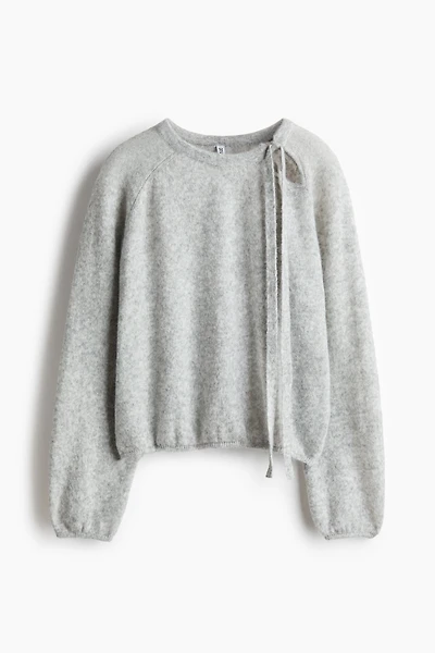 Bow-Collar Sweater