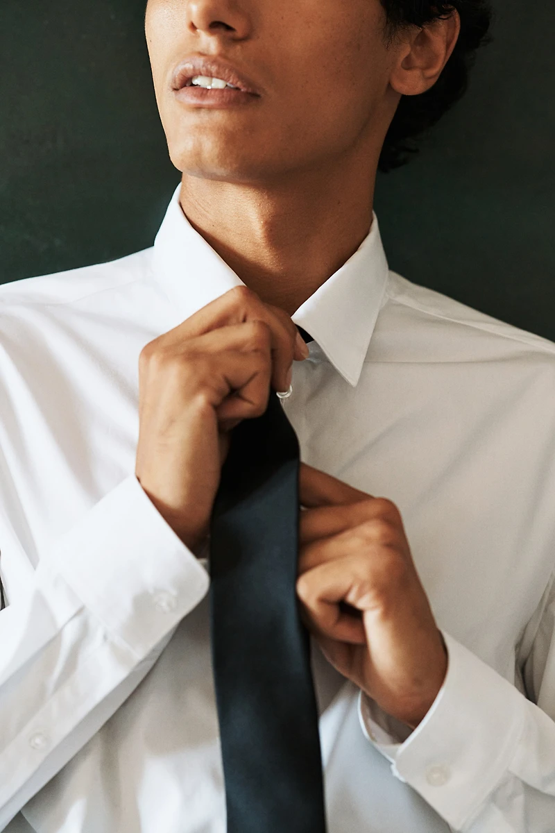 Slim Fit Pima Cotton Shirt