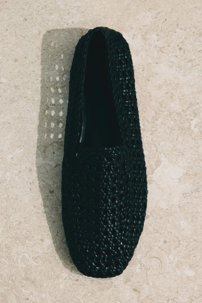 Interwoven Leather Loafers