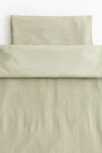 Waffled Crib Duvet Cover Set