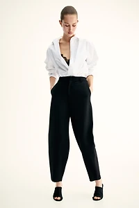 Jersey Barrel-Leg Pants