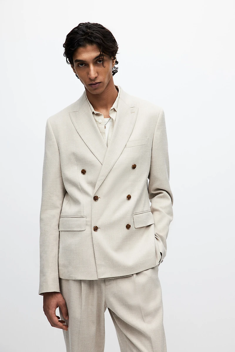 Veste classique à fermeture croisée