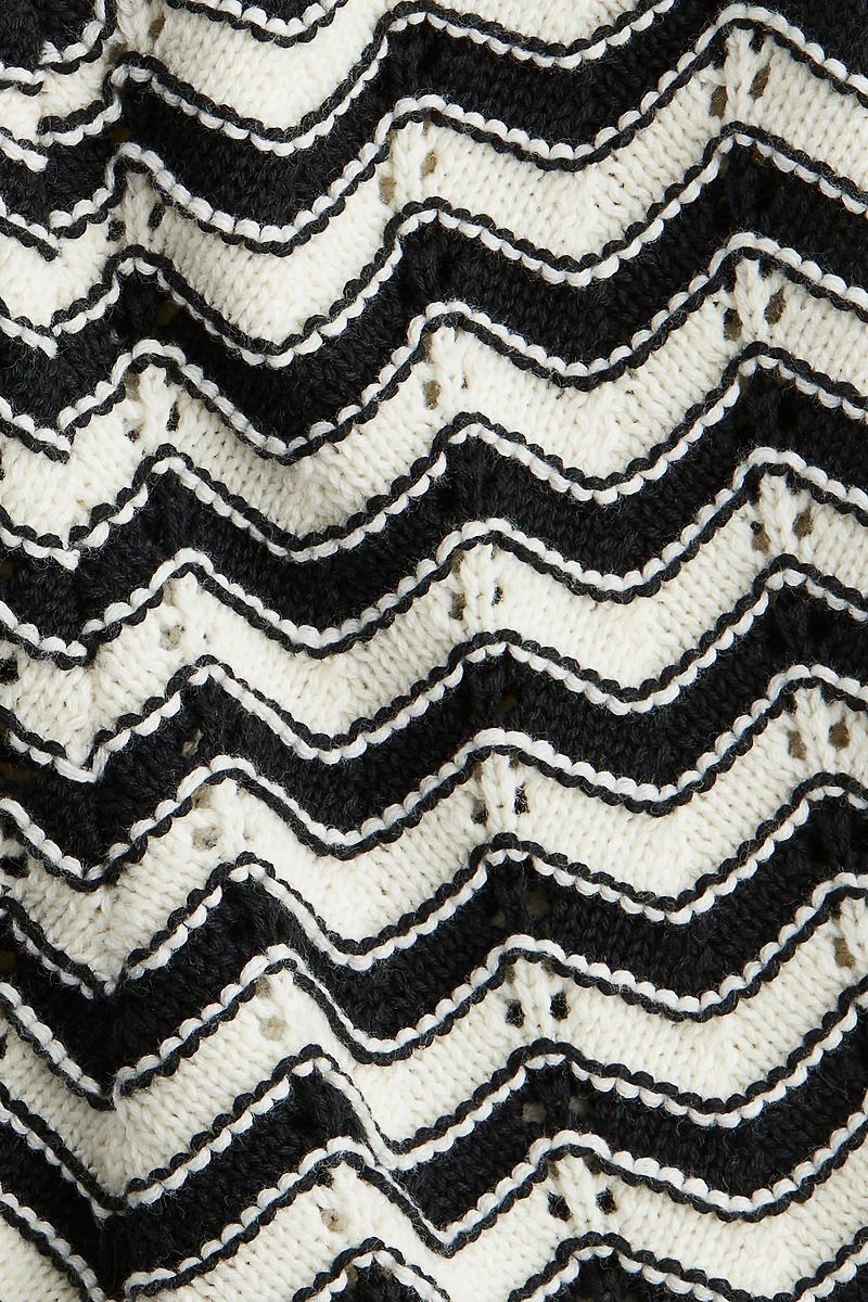 2-Piece Cotton Pointelle-Knit Set