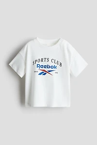 Cotton T-shirt with Printed Motif