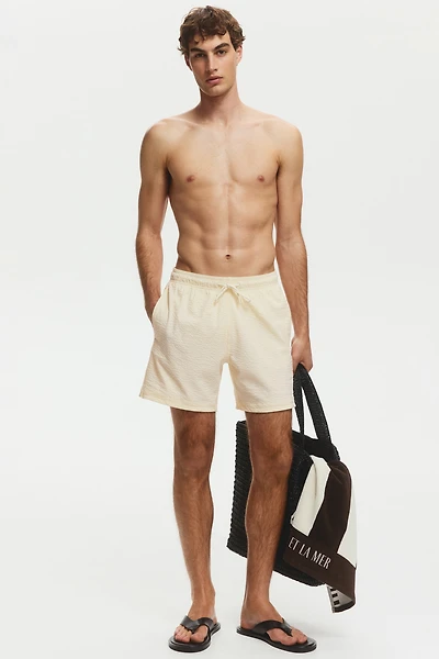 Seersucker Swim Shorts