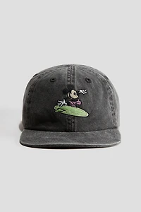 Motif-Detail Cotton Cap
