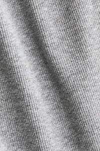 Ribbed Scoop-Neck T-Shirt