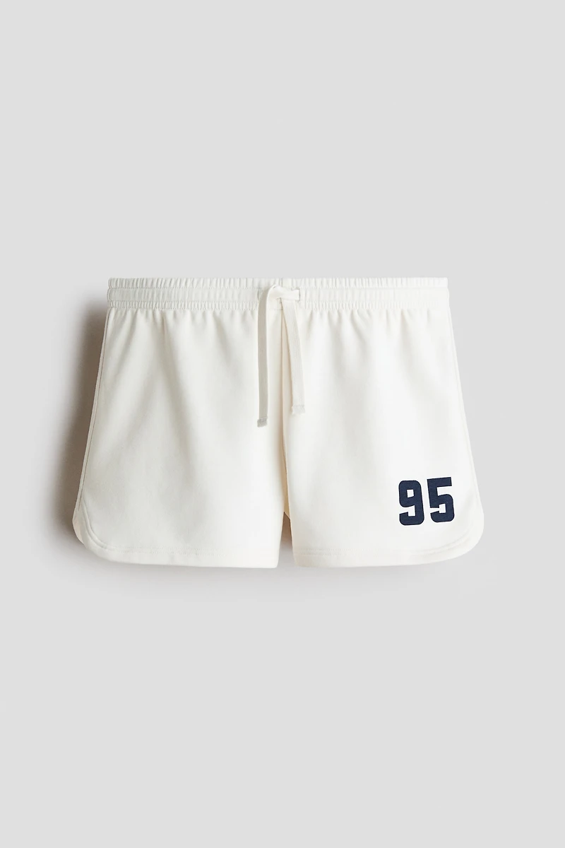 Motif-Detail Sweatshorts
