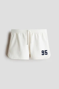 Motif-Detail Sweatshorts