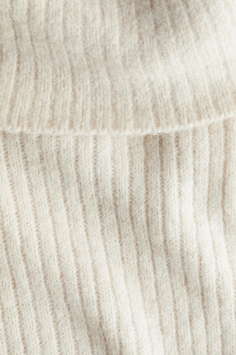 Rib-Knit Off-the-Shoulder Dress