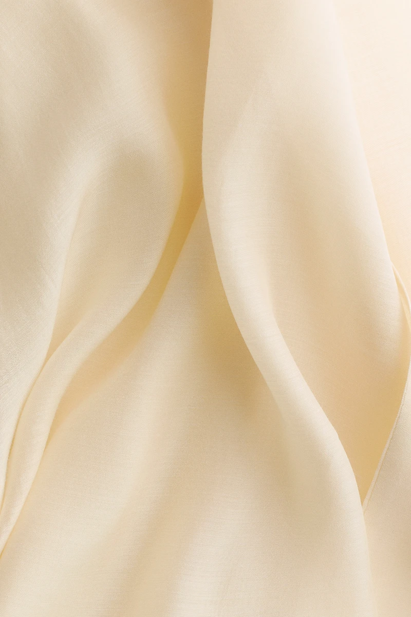 Sleeveless Cupro-Blend Top
