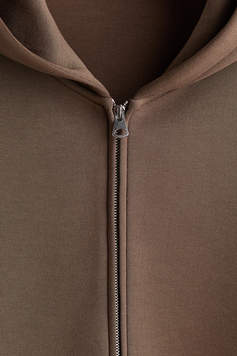 Oversized Scuba Hooded Jacket