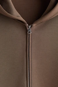 Oversized Scuba Hooded Jacket