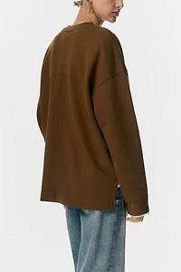 Washed-Look Sweatshirt